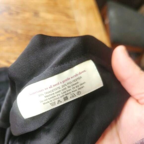 MM. LAFLEUR The Blake Button Up Shirt in Black sz 6 - Picture 4 of 5